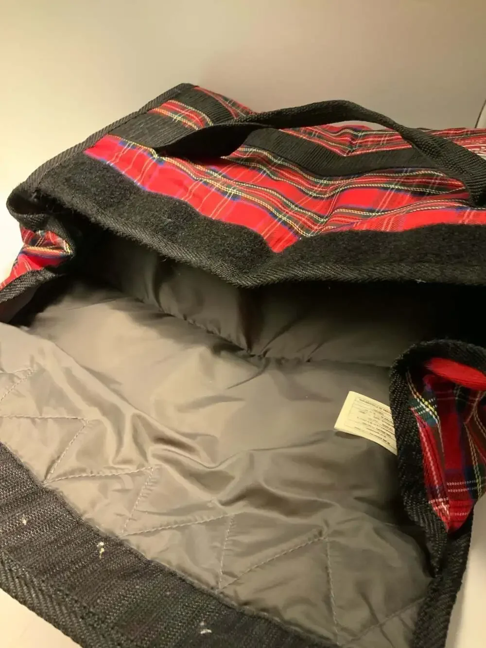 Igloo Food Shuttles Insulated Red Tartan Plaid Food Delivery Travel Bag